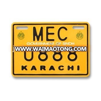 driving number plate